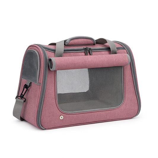 with Cat Commute ショルダー型ペット外出バッグ キャリーバッグ 猫 小型犬 巻き上げカーテン窓付き 厚手クッション底 通気性